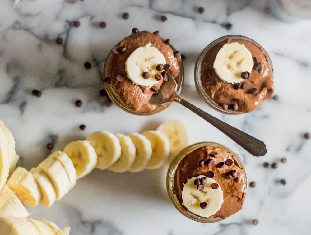 Chocolate Banana Protein Pudding