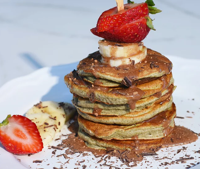 Rootz Banana Nut Protein Pancakes