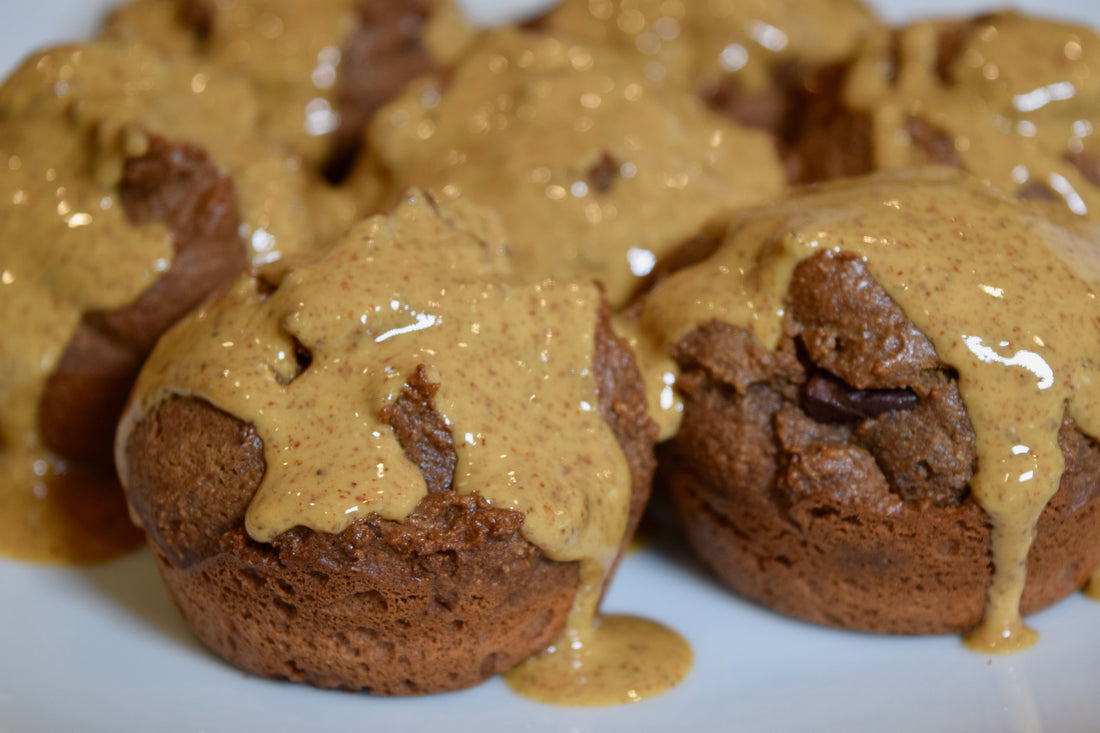 Paleo and Keto Approved Double Chocolate Protein Muffins